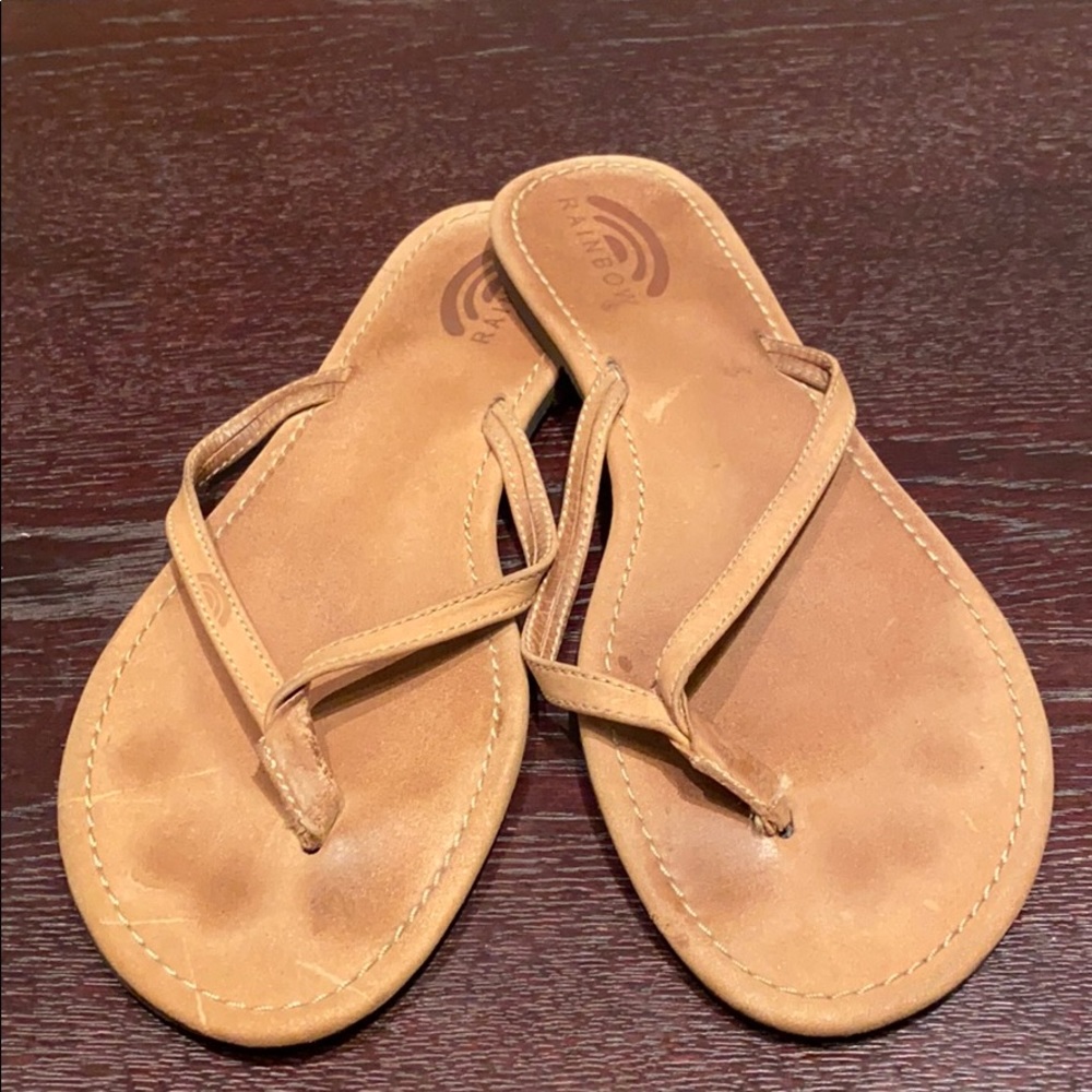 Gently worn original RAINBOW sandals ☀️